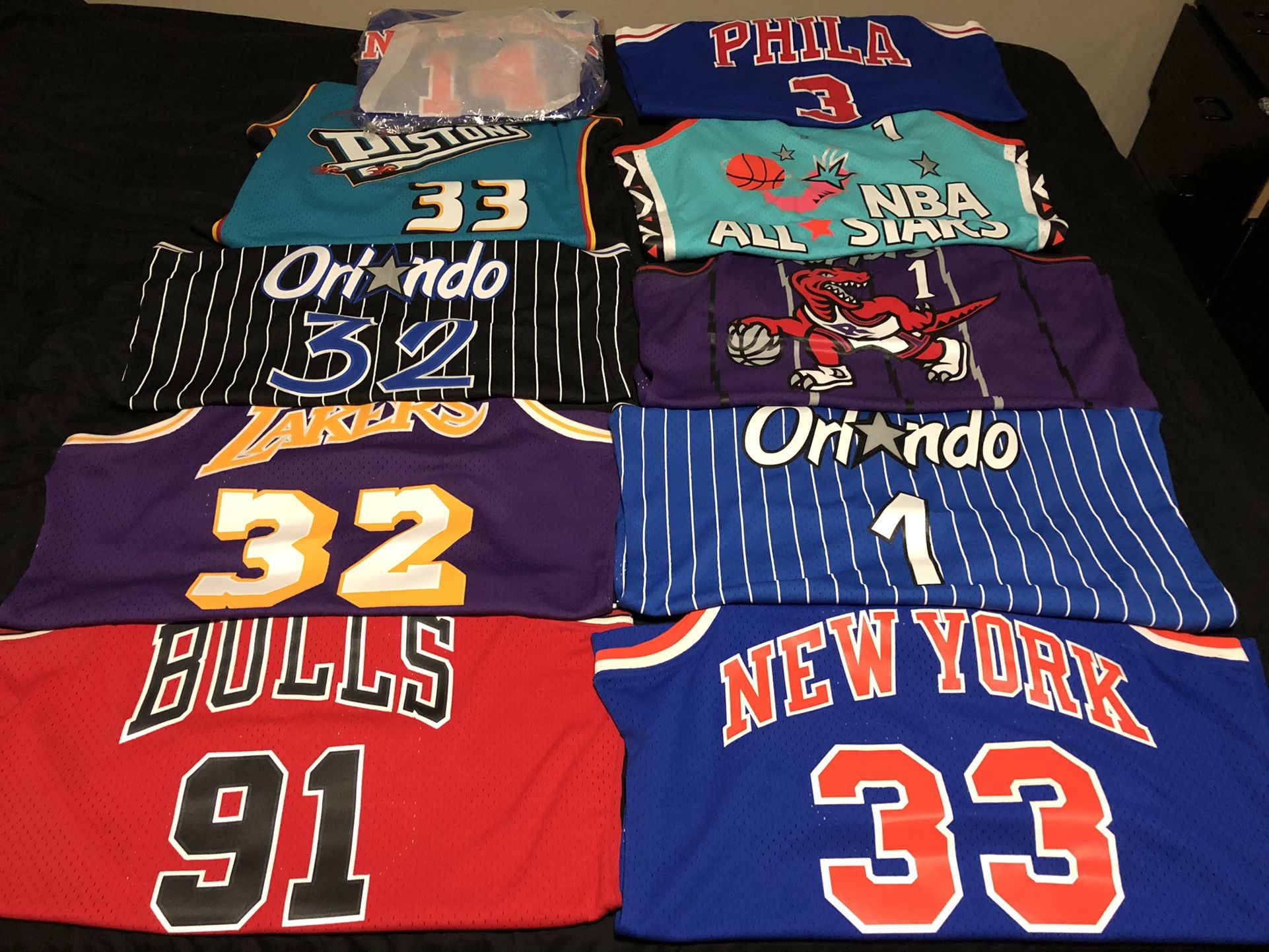 Brand New & Used Mitchell & Ness NBA Jerseys 