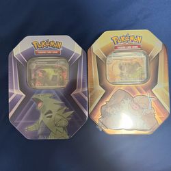Tyranitar and Slaking Tin