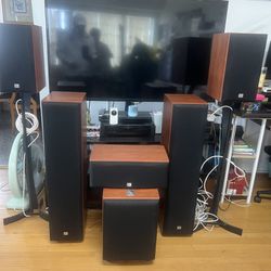 Mint Completed Set JBL Surround Sound Theater Audio 