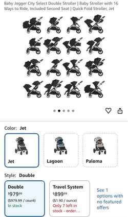 City Select double stroller