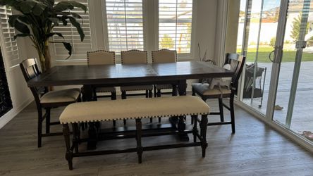 Wooden Dining Table And Chairs