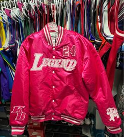 Pink Kobe Bryant Varsity Jacket 2X