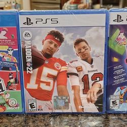 PS5 Madden, Just Dance, PS4 Just Dance