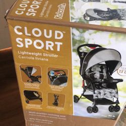 black cloud  sport toddler stroller . 