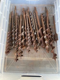 30 pieces of Vintage Auger Wood Drill Bit