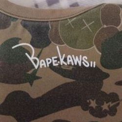 Bape X Kaws Reversible Shirt 