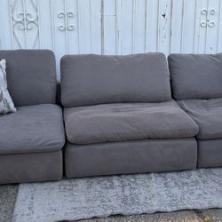 Grey Jerome’s Modular  Cloud Couch Sofa 