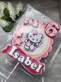 3D Hello Kitty Cake Toppers Party Decoration 