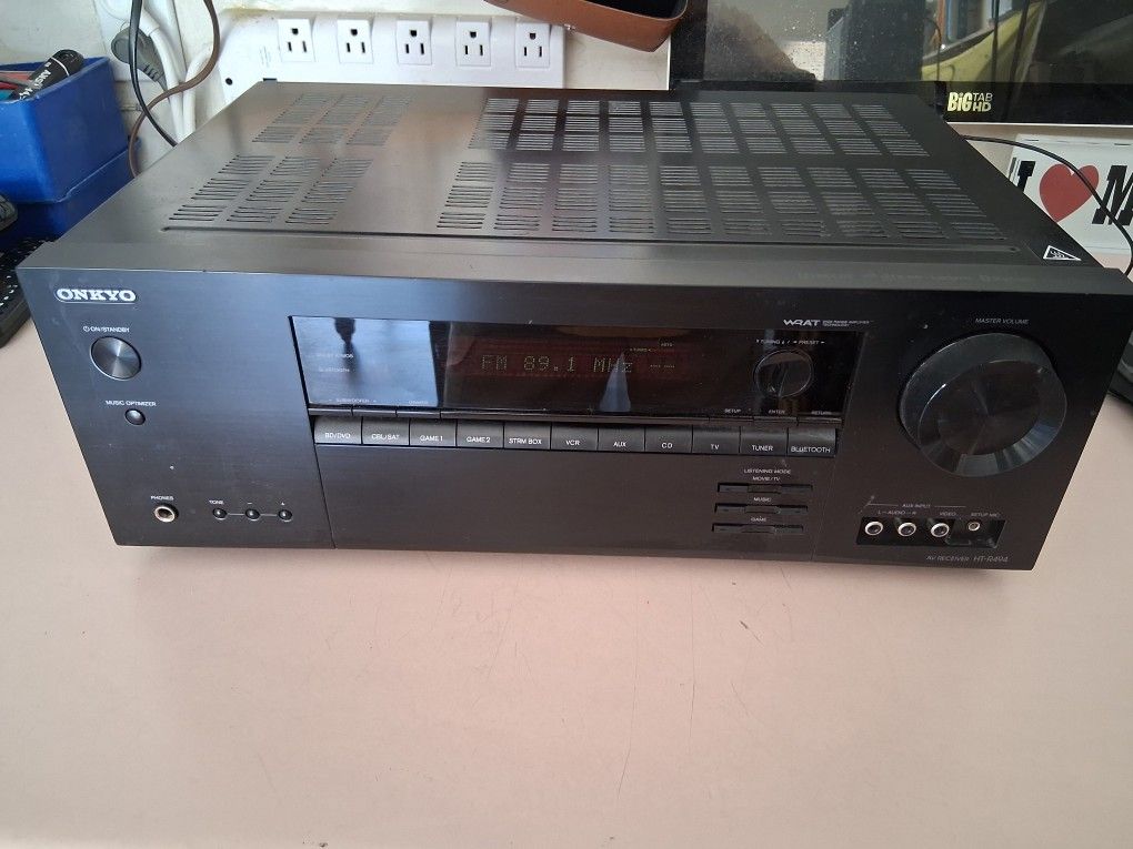 Onkyo Home Receiver With Bluetooth Like New $60 Very Firm
