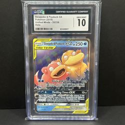 Slowpoke & Psyduck CGC 10