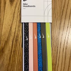Nike Headbands Jordan 6 Pack Adult Assorted 6PK New!