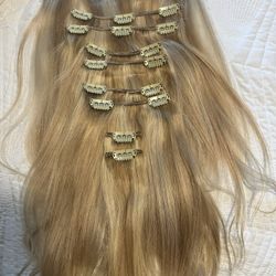 Human Hair Extensions 9pcs 150grams 