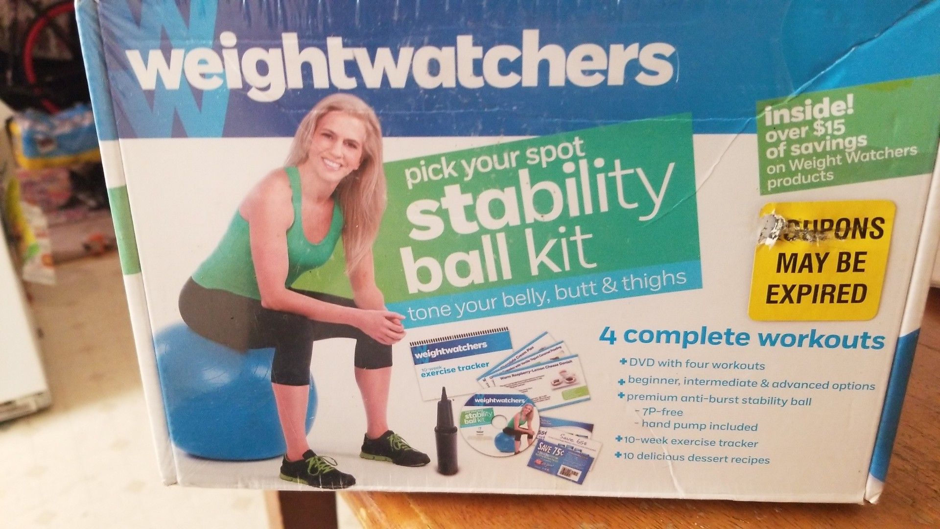 Weight watchers stability ball kit