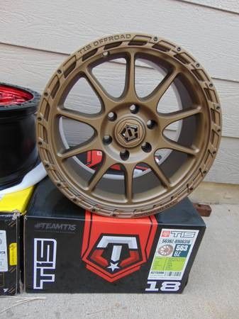 4 New Satin Bronze 18X9 TIS Offroad Rims *6X135* *FORD* *+18MM Offset*