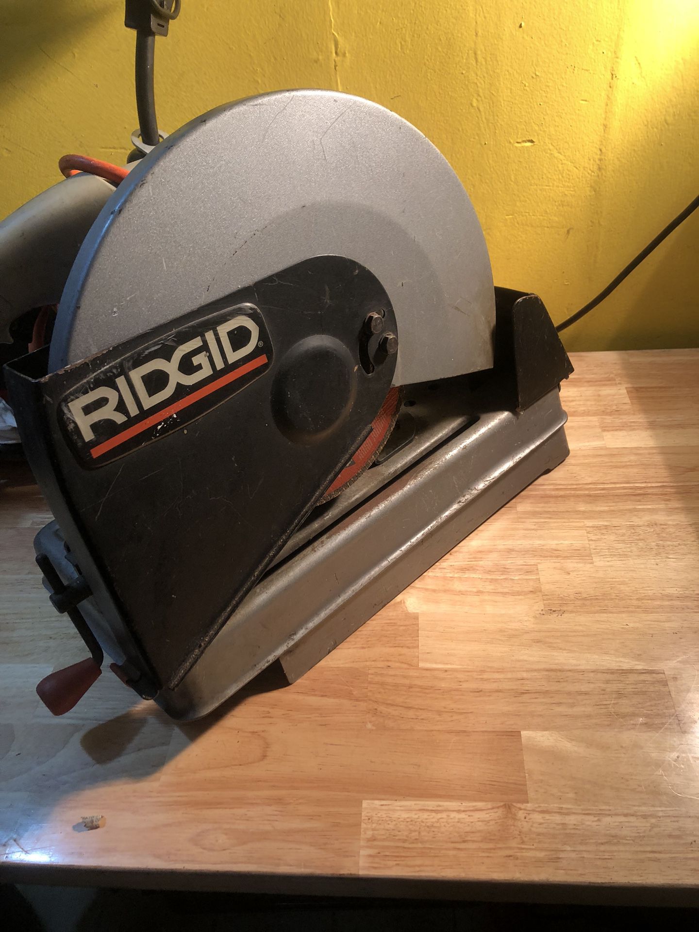 RIDGID CM14000 Cut Off Saw With Blade 