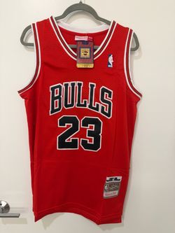 Michael Jordan Brand New Red Stitched Jersey Adult M, L, XL, & 2XL