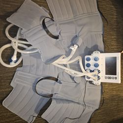 REDUCED!!Like New! Dual leg compression pumps. Half Boot Knee.. size Lg