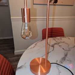 Poly and Bark Brass Table Lamp