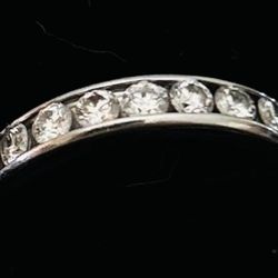 14k White Gold Diamond Wedding/Anniversary Band