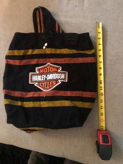 Harley Davidson woven bag/backpack