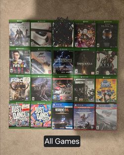 Xbox One & PS4 Games For Sale — Individual Prices Listed**