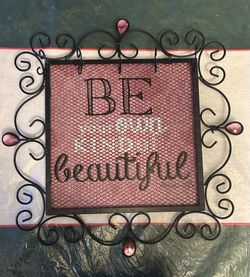 Decorative Wall Sign and hanger
