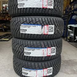 Four - 225/50/17 Falken Winterpeak F-Ice 1 Tires 