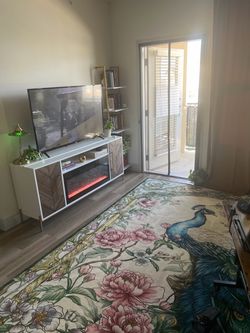 Electric Fireplace TV Stand with Storage