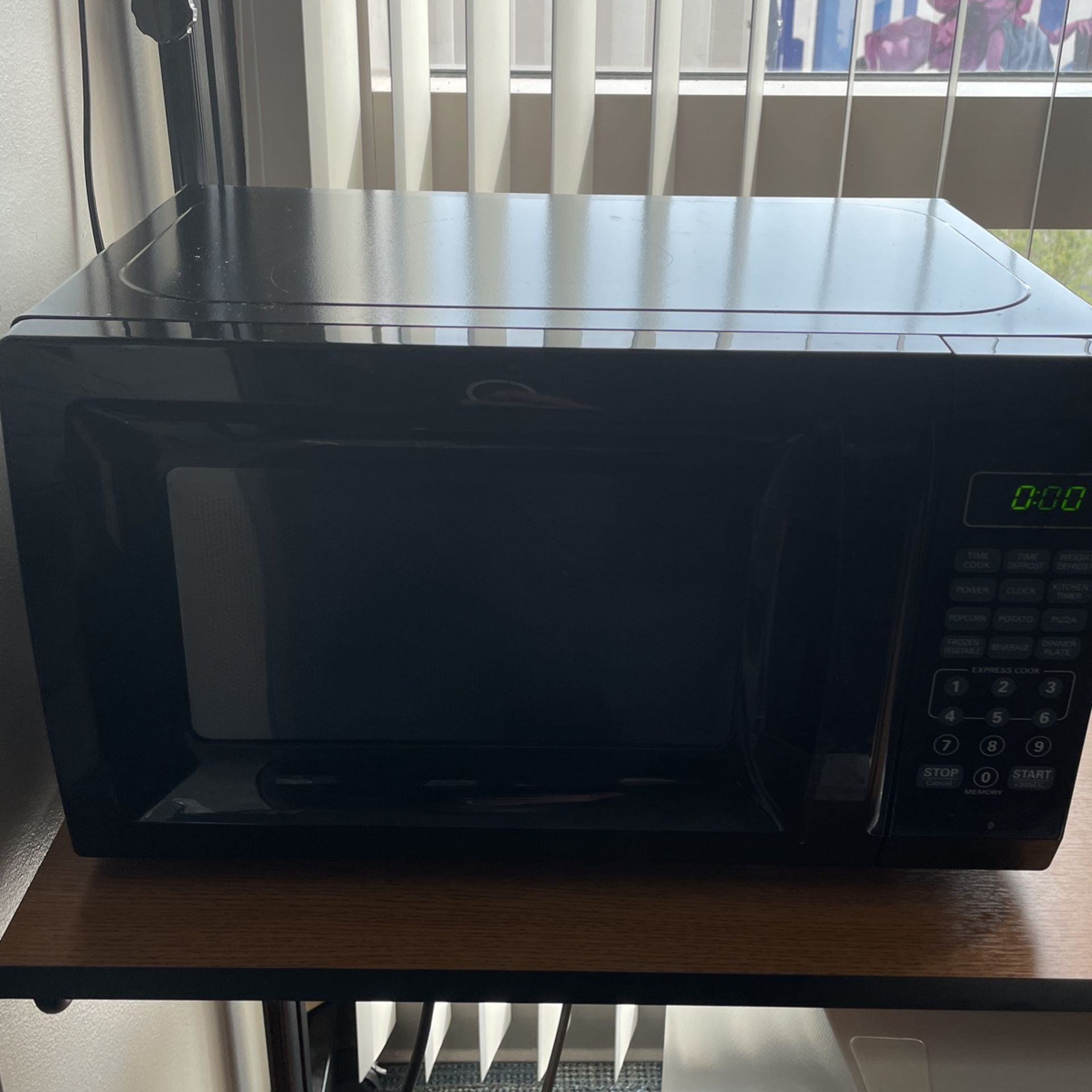 Small Black Microwave 700w