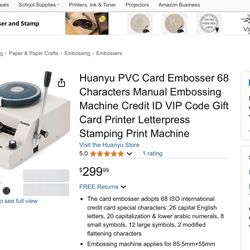 Credit Card Embosser