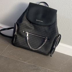 Michael Kors Black Backpack 