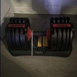 FitRX Smart Adjustable Dumbbell 