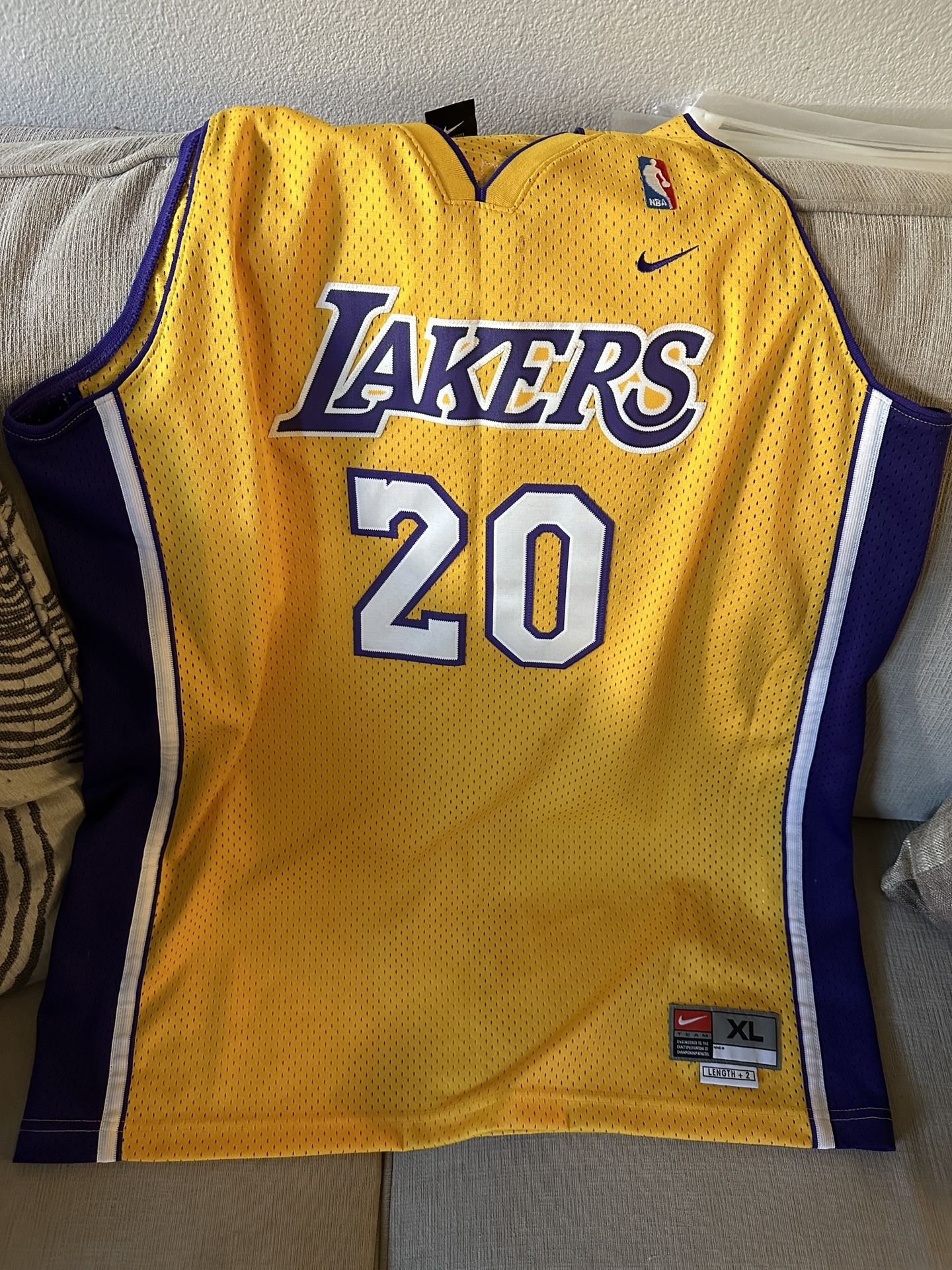 Gary Payton #20 Lakers Jersey XL