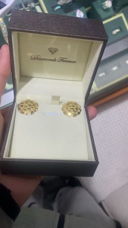 gold nugget earrings