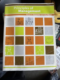 Principles of Management