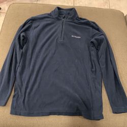 Columbia Zipper Sweatshirt Thermal Pullover 