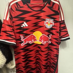 New York Red Bulls Adidas Authentic Jersey 24/25
