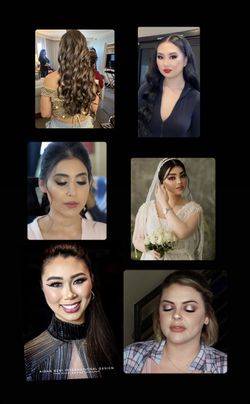 doing Make Up For Party Wedding Event birthday Party  Bride, Bride, Maid, Flower, Girl  Thumbnail
