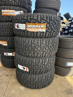 35x12.50r20 ARROYO XRT (4) new tires installed and balanced