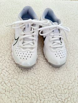 Nike Baseball Cleats White Low-Top Size 11