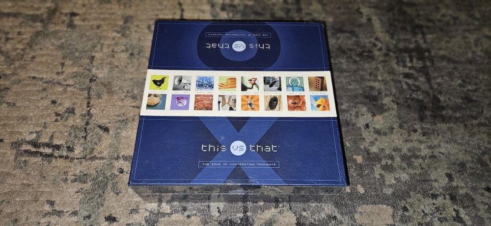 this vs that 'The Game of Contrasting Thoughts' (2003) Brand New Factory Sealed!