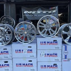 18”20”22” US MAG Classic Restomod Wheels + Tires-We Finance