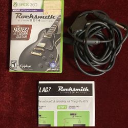 Rocksmith xbox 360 With disc 