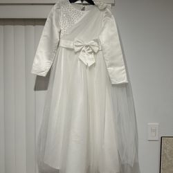 Girls White Dress