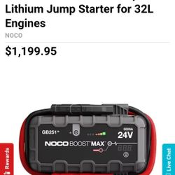 One The Lastest And Expensive Model Out There Noco Boost Max GB251+ 24V 3000A