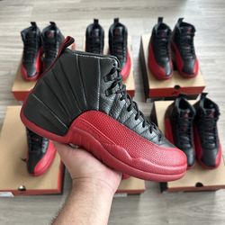 Jordan 12 Flu-Games (Multiple Sizes) 
