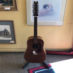 WashBurn 12 String 1980’s D Acoustic Guitar 