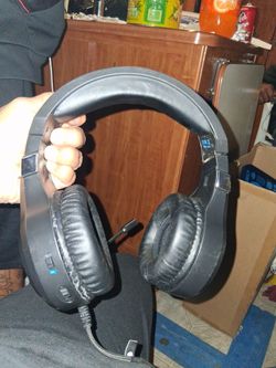 Audiofonos black gamer headset