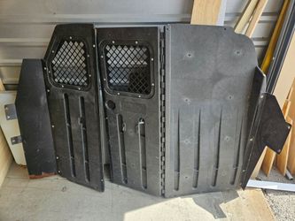 Ford econoline cargo van divider wall