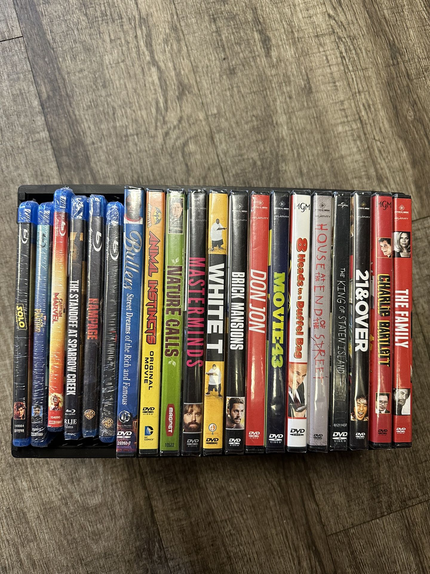 20 New Sealed DVDs Blu Ray An DVD 